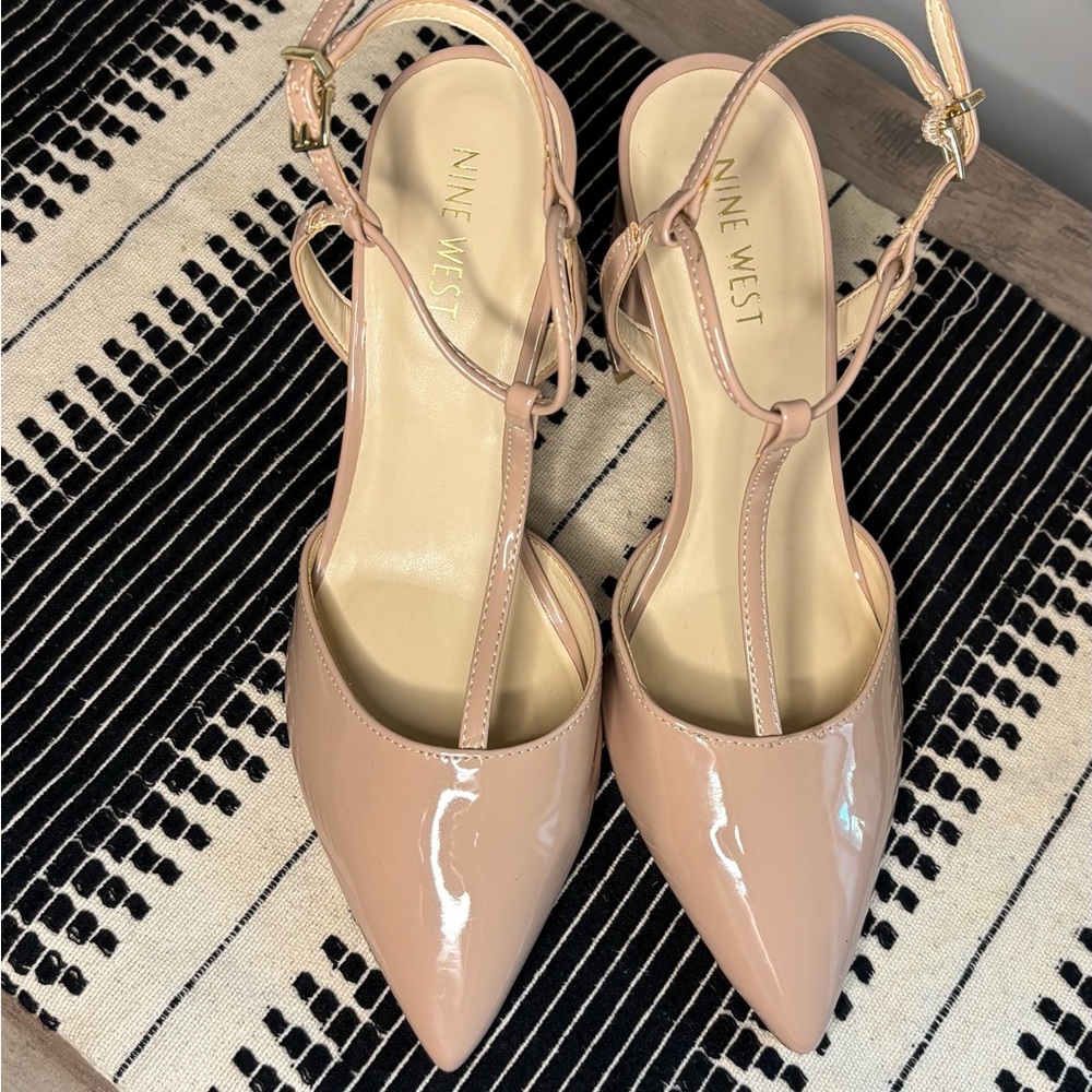 Nine West Blush Patent Leather Heels